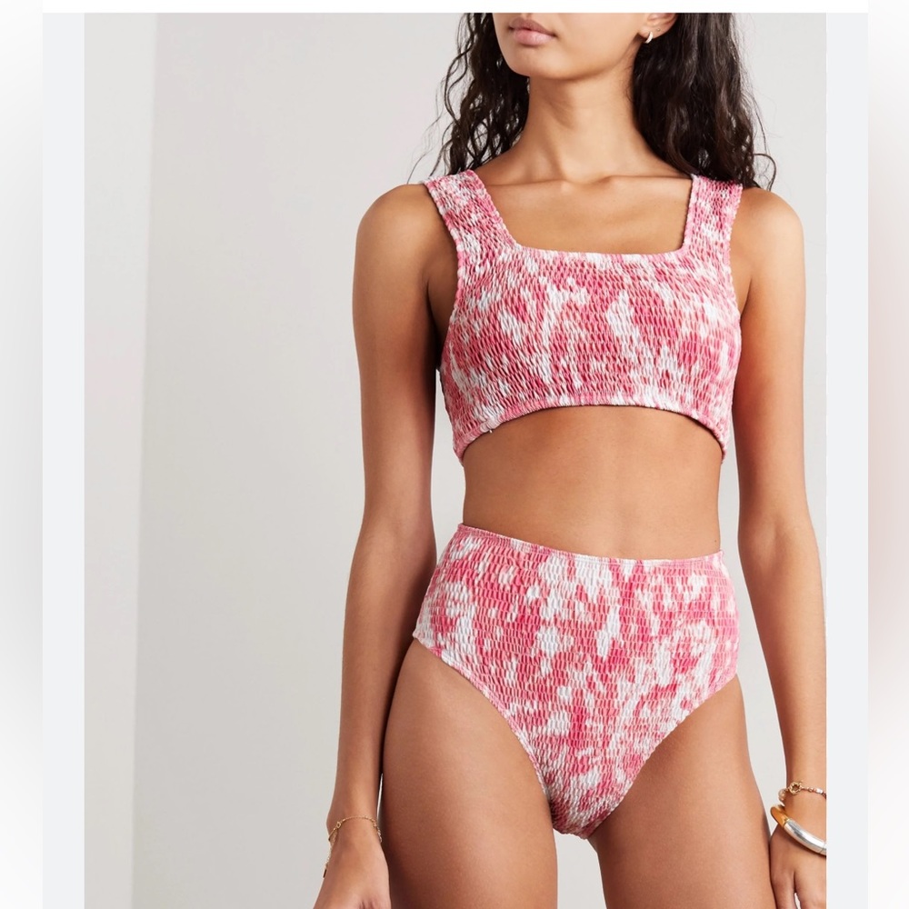 Faithful the Brand- La Brie Set (top and bottoms) Pink Roos Tie Dye